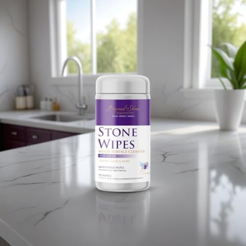 Stone Wipes – 70 Count, Streak-Free Multi-Surface Cleaner