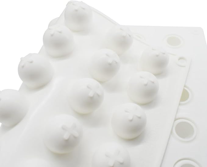 Silicone Mold Chocolate Decorating Mould DIY Cake Mousse Molds Baking Accessories Reusable Tools (Round D_11.72 X6.88 X0.8inch)