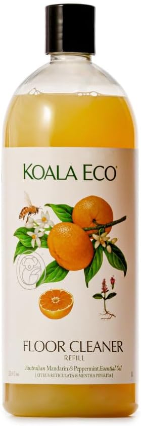 Koala Eco Floor Cleaner - with Australian Mandarin and Peppermint Essential Oil - 34oz