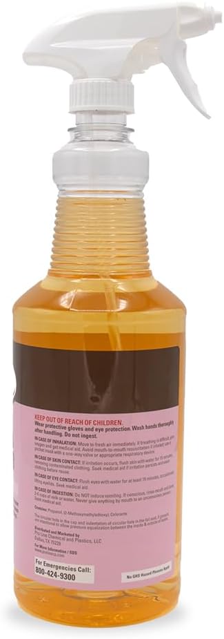 Santeen Cleaner & Degreaser, Industrial Strength, Ready-to-Use, 6-Pack, 32oz (Quart), Professional Formula