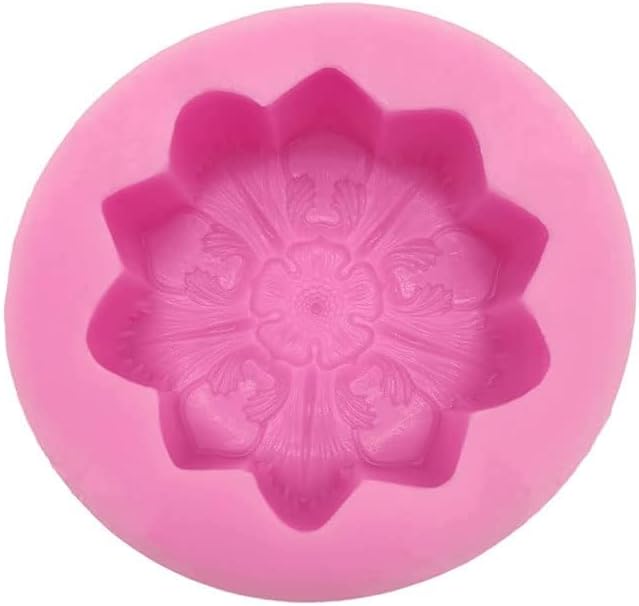 3D Silicone Soap Molds Flower Shape Silicone Mold for Soap Making Soap Bath Bomb Mold Shapes DIY Handmade Decorating Mould Tools