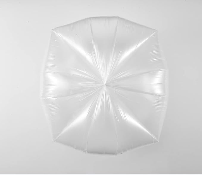 TYPLASTICS 45-48 Gallon Clear Trash Can Liners - 43" x 48" - High Density Garbage Bags - 200 Pack - Multipurpose for Office, Yard, Recycling, Industrial and Commercial
