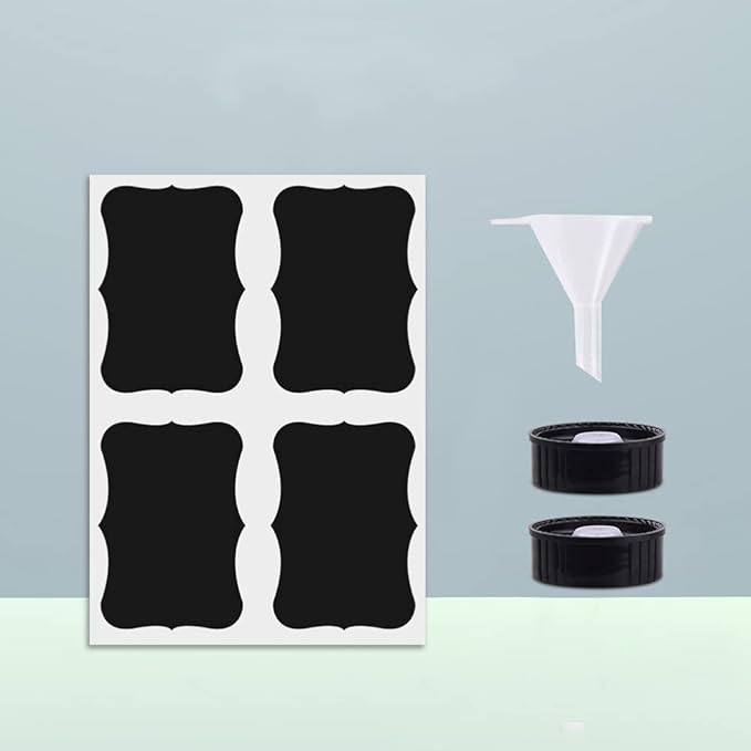 Glass Spray Bottle, Blue Glass Spray Bottle Set & Accessories Refillable for Plants Window Cleaners Aromatherapy Facial Hydration Watering Flowers Hair Care (2 Pack/16 oz) (Blue)