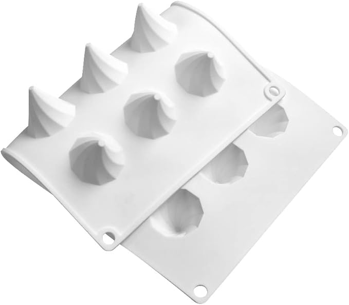 mostsom Silicone Molds Chocolate Molds Candy Cookie Chocolate Molds, Perfect Molds for Chocolate Covered Oreos, Cupcake, Candy, Pudding, Mini Soap Making (Peaks C)