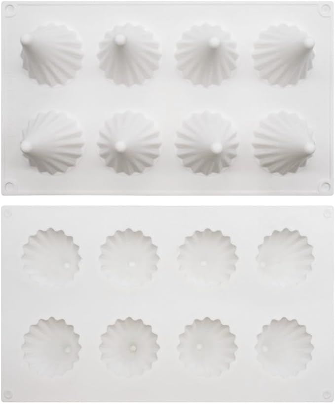 Silicone Christmas Tree Candle Mold - DIY Santa Handmade Soap & Chocolate Molds - Resin Making (11.6 x 6.92 x 2.8 inch)