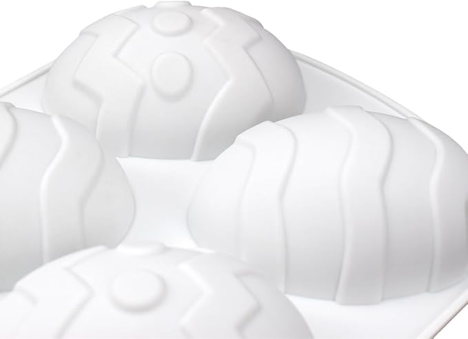 Silicone Mold Chocolate Decorating Mould DIY Cake Mousse Molds Baking Accessories Reusable Tools (Egg N_11.84 X7 X1.28inch)