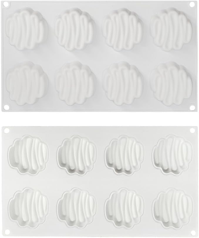 Silicone Mold Chocolate Decorating Mould DIY Cake Mousse Molds Baking Accessories Reusable Tools (Wave Shape F_11.6X 6.8X0.6inch)