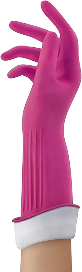 PLAYTEX HandSaver Rubber Gloves, Premium Protection for Kitchen and Household Cleaning (Medium, 6 Pack)