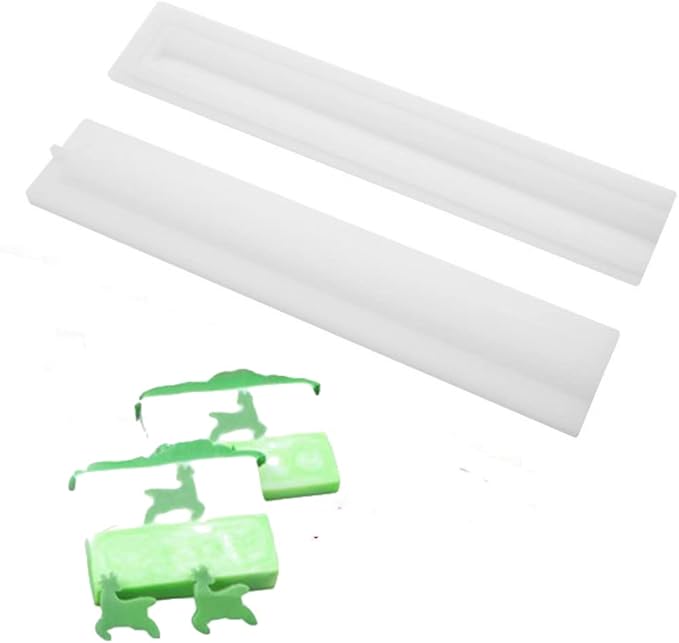 Tube Column Silicone Soap Chistmas Elk Candle Mold Embed Soap Making Supplies Silicone Mold for Soap