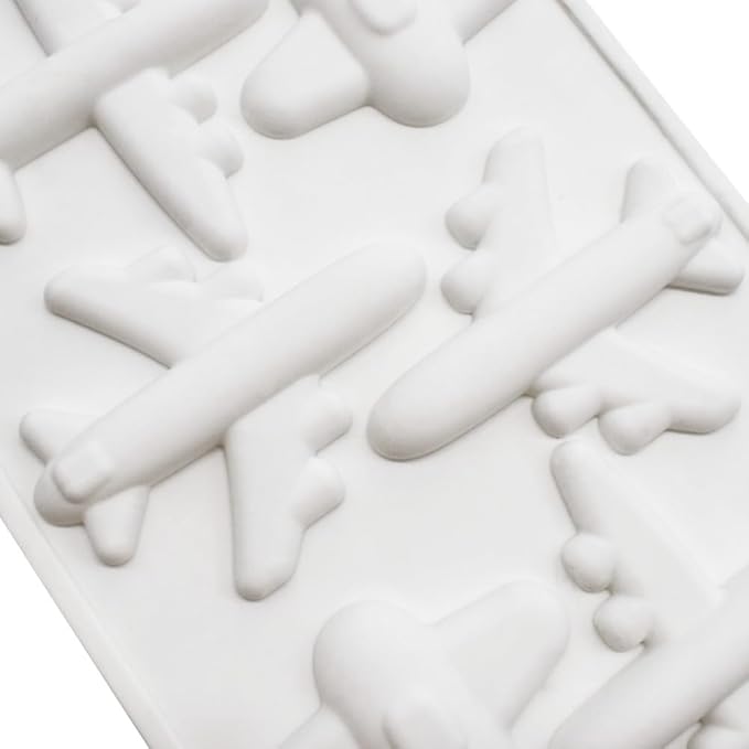 Silicone Mold for Cake DIY Baking Chocolate Eco-Friendly Cake Mold Candy Chocolate Cake Mould Baking DIY Kitchen Accessiories (Aircraft P_11.88 X6.96 X0.52 inch)