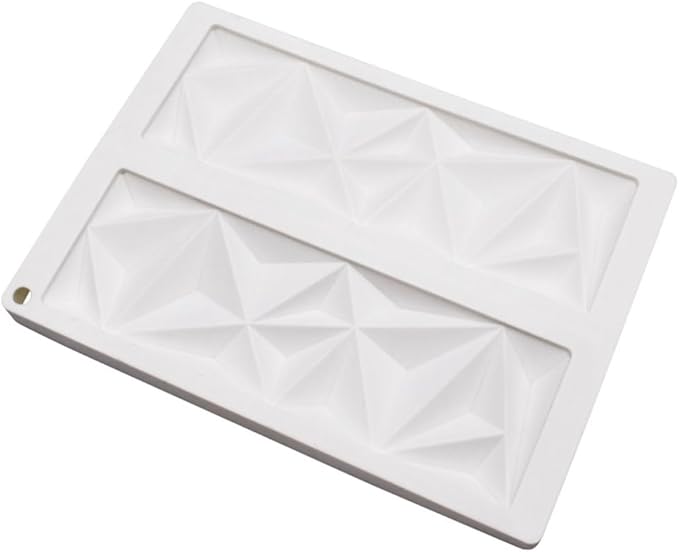 mostsom Silicone Molds Baking Mold for Mousse Cake, Silicone Mold for Chocolate, French Dessert Mold for Pastry Chocolate, Reusable Non-Stick Easy Release Baking Molds (F_ Rectangle)