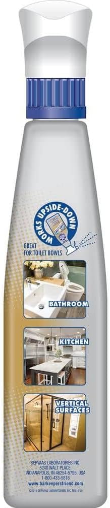 Bar-Keeper’s-Friend More Spray and Foam Cleaner, 25.4oz Hard Water Stain Remover + 2x Microfiber Towel - Cleans Dirt from Hard Surfaces