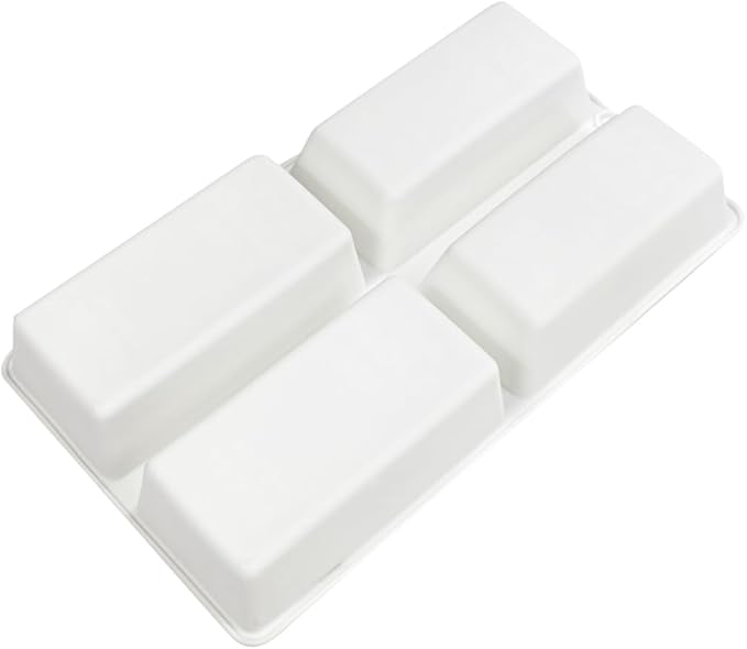 mostsom Rectangle Shape Mousse Silicone Mold Non-Stick Baking Mold for Chocolate, Cake, Jelly, Truffle, Ice Cube - Easy Release for Candy Baking (F_ Rectangle)