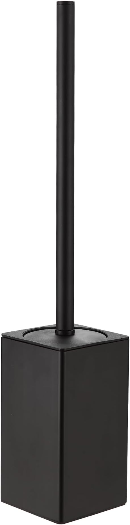Toilet Brush and Holder Black for Bathroom Storage and Organization,Square Deep Cleaning Black Toilet Brush for Bathroom