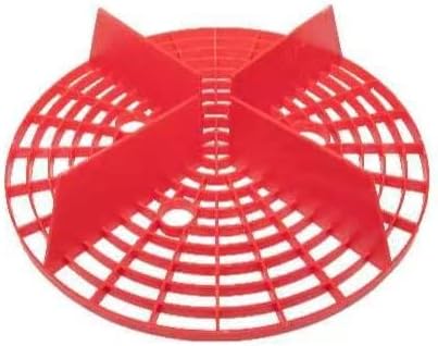 Car Wash Bucket Insert Dirt Guard Insert Fits 12 Inch Diameter Bucket or 3-5 Gallon Bucket (2, Red)