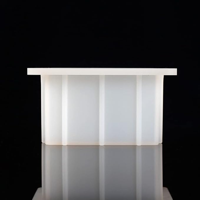 500ML Square Silicone Soap Mold, Resin, Pastry, Loaf, and Candle Mold Reusable Flexible DIY Soap Making Molds and Supplies