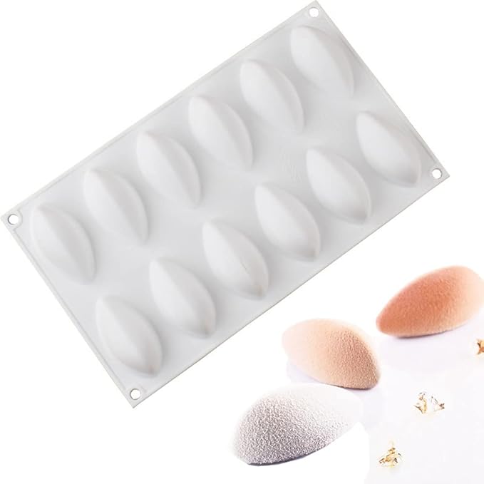 3D Hollow Leaf Fondant Lace Mold Multi Leaves Flower Candy Mold Chocolate Sugar Craft Cake Decoration Cupcake Top (Mango_11.6x6.8 x1 inches)