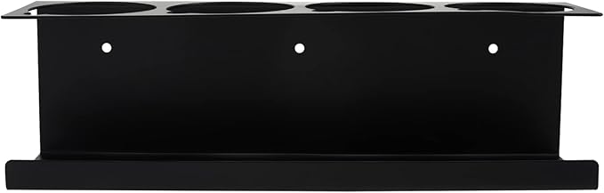 RealPlus Aerosol Spray Can Holder Rack Organizer, 4 Can Spray Bottle Holder Heavy-Duty Steel Wall Mounted for Garage and Workspace, Pack of 3