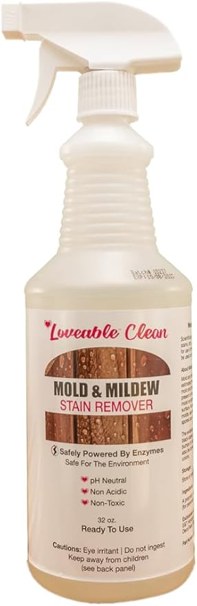 EcoDecors Loveable Stain Remover For Teak and Hardwoods 32oz Spray Bottle