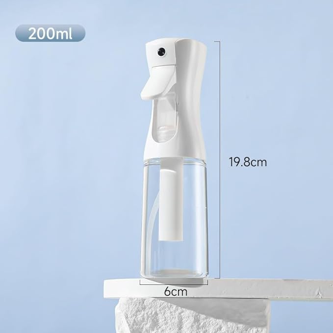 Continuous Mist Spray Bottle (Clear, 6.8OZ/200ml)