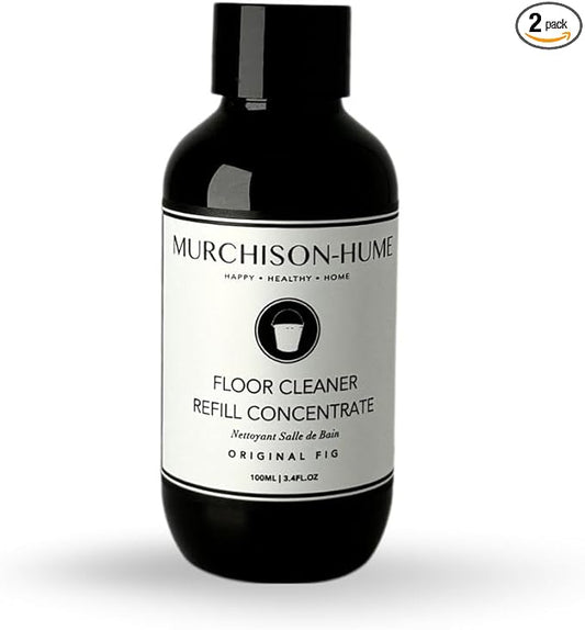 Murchison-Hume Natural Floor Cleaner Concentrate – Pet-Friendly, Non-Toxic, Plant-Based Formula for Hardwood, Tile & Laminate – Streak-Free Shine, Fresh Scent – Makes 35 Fl Oz-Original Fig