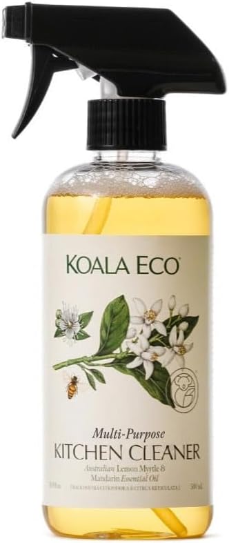 Koala Eco Multi-Purpose Kitchen Cleaner - with Australian Lemon Myrtle & Mandarin Essential Oil- 16 oz