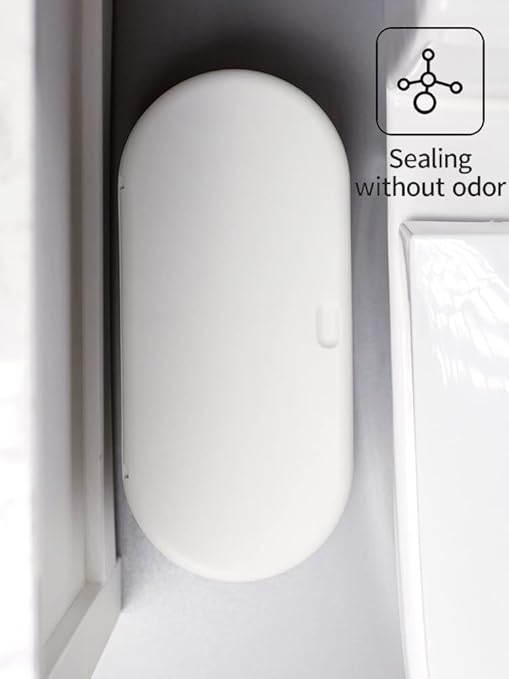 White Slim Rectangular Plastic Trash Can with Press Type Lid,12 Liter / 3.2 Gallon Narrow Trash Bin with Pop-up Lid for Toilet,Bedroom,Bathroom,Office,Kitchen,Powder Room