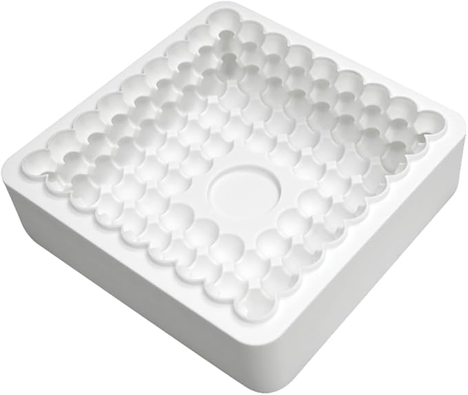 TUKE Square Shaped Silicone Mold Soap Silicone Molds Cake Fondant Baking Molds for Baking Chocolate French Dessert Candy Ice Cube Soap (Square K)