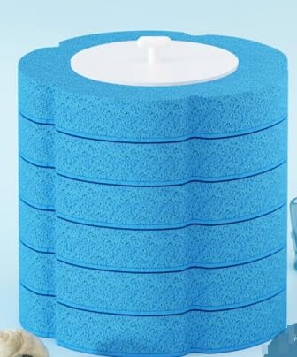 Brush Refills (6 Count) for Bathroom Trash Can