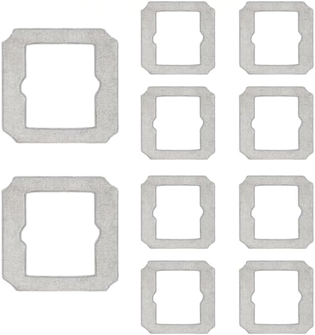 10 Pcs Cleaning Wipes Wipes, Mopping Mats for Ecovacs Winbot Mini Cleaning Robot, Washable and Reusable Cleaning Wipes Mop Pad Replacement Accessories