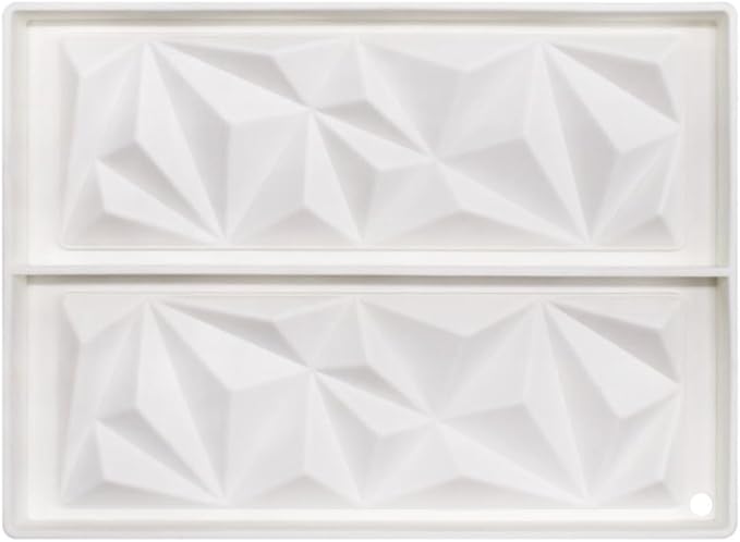 mostsom Silicone Molds Baking Mold for Mousse Cake, Silicone Mold for Chocolate, French Dessert Mold for Pastry Chocolate, Reusable Non-Stick Easy Release Baking Molds (F_ Rectangle)