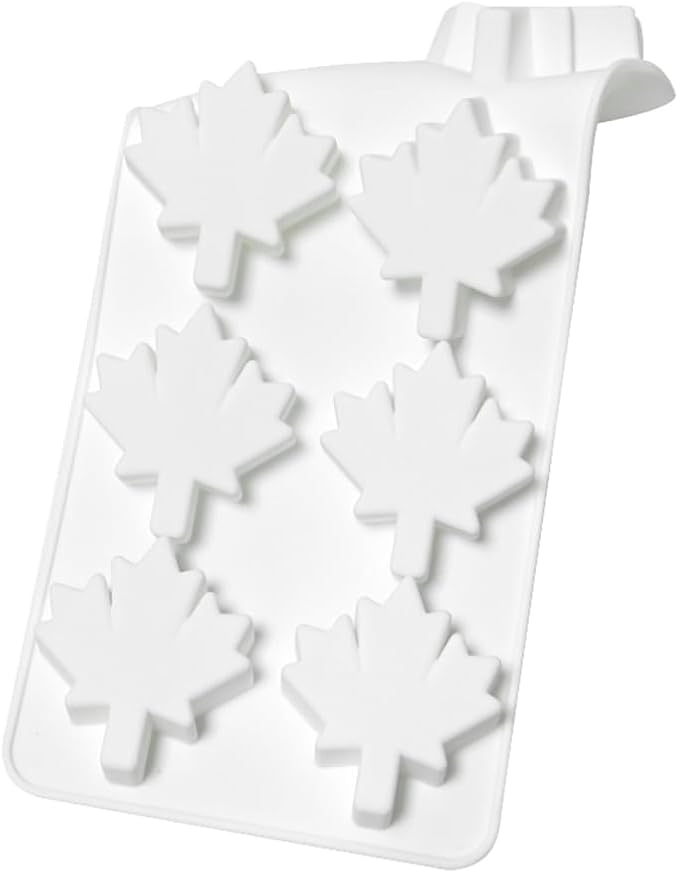 mostsom Maple Leaf Silicone Mousse Mold for Chocolate, Cake, Jelly, Truffle & Ice Cube Non-Stick Baking Molds Easy Release Baking, Candy Making (D_ Maple Leaf)