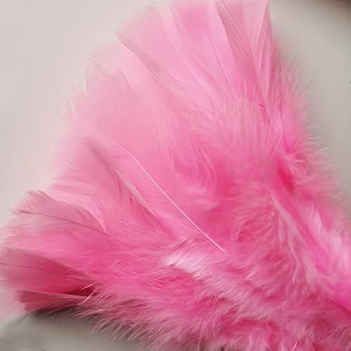 Turkey Feather Dusters for Cleaning Home Blinds Kitchen car Office, Eco-Friendly Reusable （2 pcs Pink）