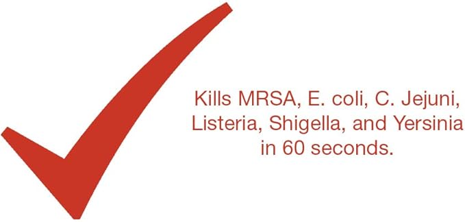 Bussit Clean Food Surface Sanitizer & Cleaner, Kills 99.9% of Kitchen Bacteria, 1 Quart (3 Pack)