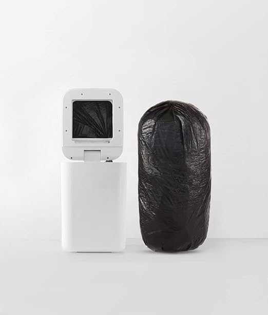 TOWNEW T1S/T AIR X/T Air Lite Official Refill Rings for Smart Kitchen Trash Can | Durable Garbage Bags for Electric Trash Can - 6 pk White Refill Rings - Up to 150 Trash Bags (6 Months Supply)