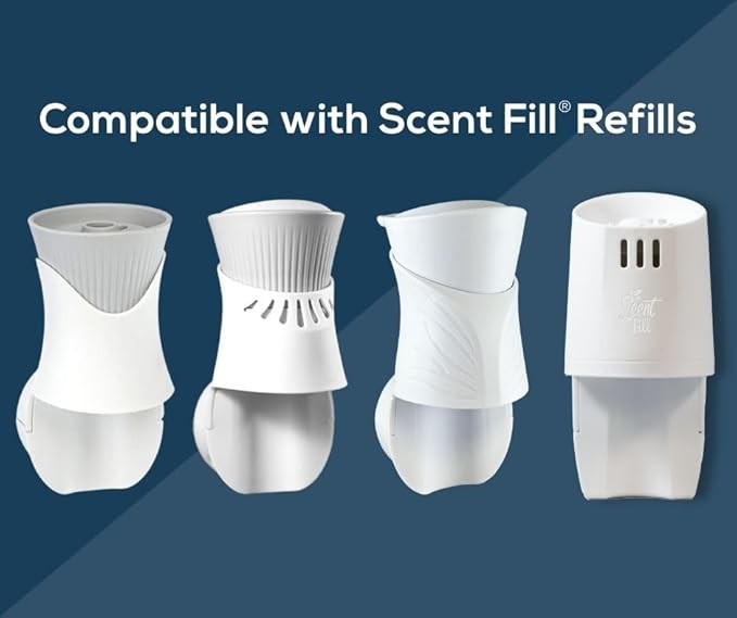 Scent Fill Coffee House Plug in Air Freshener, Scented Oil Refills, 2 Refills + Diffuser