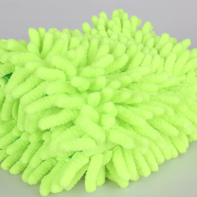4Pcs Mop Head Replacement Cloth Soft Flat Mop Refill Pads Water Absorption Mop Pads Accessories for Home Floor Cleaning Multi-Surface Floors, 18.11 Inch Washable Cleaning & Dusting Pads Green