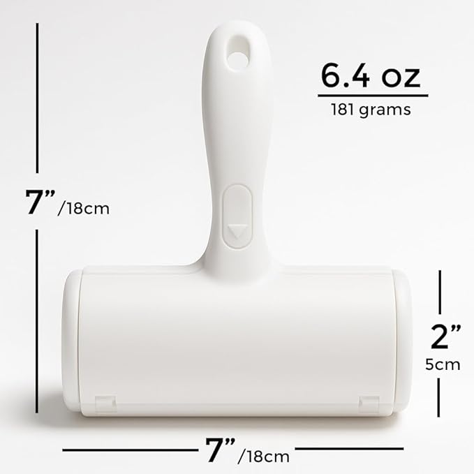 Pet Hair Removal Tool and Lint Roller – Reusable Cleaner - Dog and Cat Fur Remover Rollers on Laundry Clothes Furniture Couch Carpet Car Seat - Upgrade of Common Broom Rake Glove and Brushes