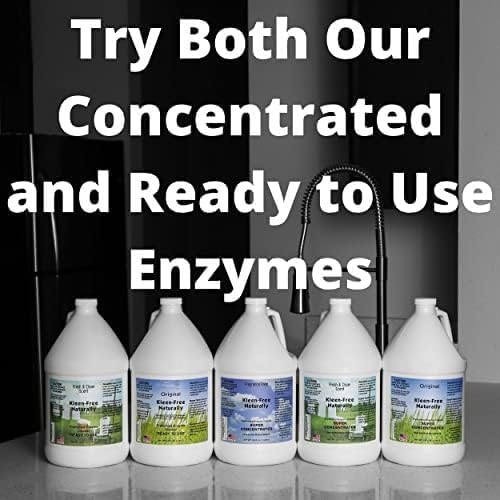Naturally Preformed Enzyme Cleaner, Enzyme Solution, Multi-Purpose Cleaner, Laundry Additive and More - Ready to Use - Orginal Scent - 128oz (1 Gallon) - Pack of 2