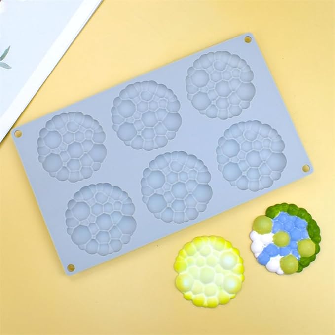 Silicone Mold Chocolate Decorating Mould DIY Cake Mousse Molds Baking Accessories Reusable Tools (Cloud O_11.72 X6.92 X0.4inch)