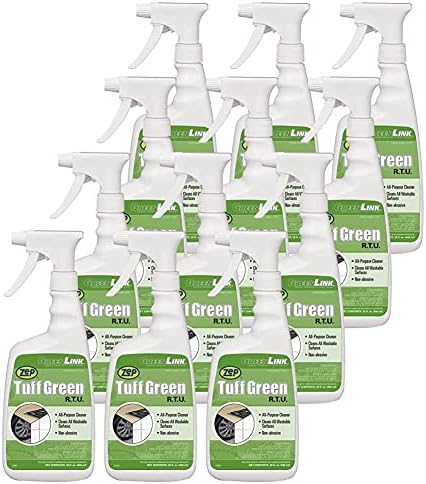 Zep Tuff Green RTU All-Purpose Cleaner - 5 Gallon (Each) 65039 - Quickly Cuts Through Grease, Dirt, Grime and Heavy Soil to Allow Them to be Easily Wipe Away