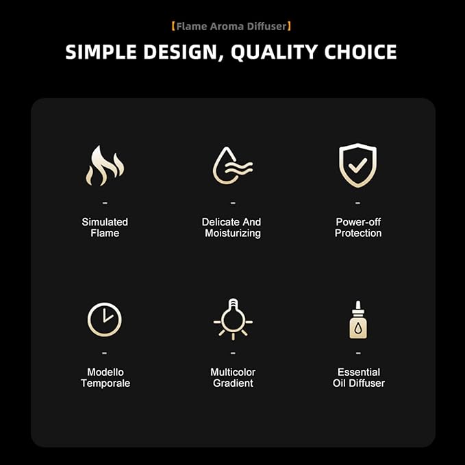 Essential Oil Diffuser, Seven-Color ultrasonic Cold Fog Aroma Machine, air Diffuser humidifier with Timer and Automatic Shut-Off, Suitable for Home, Bedroom, Office, Yoga.