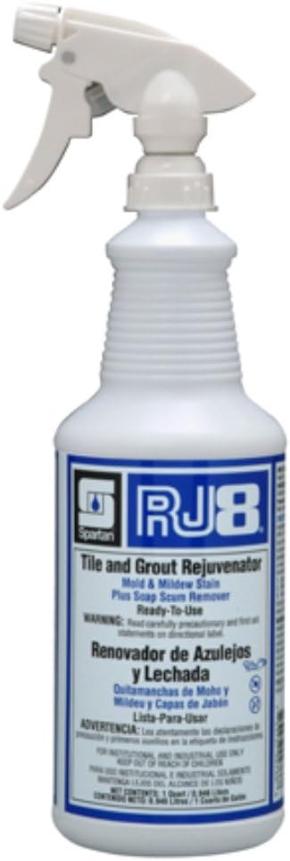 SPARTAN RJ8 Bathroom Cleaner 32oz Bottle Case of 12