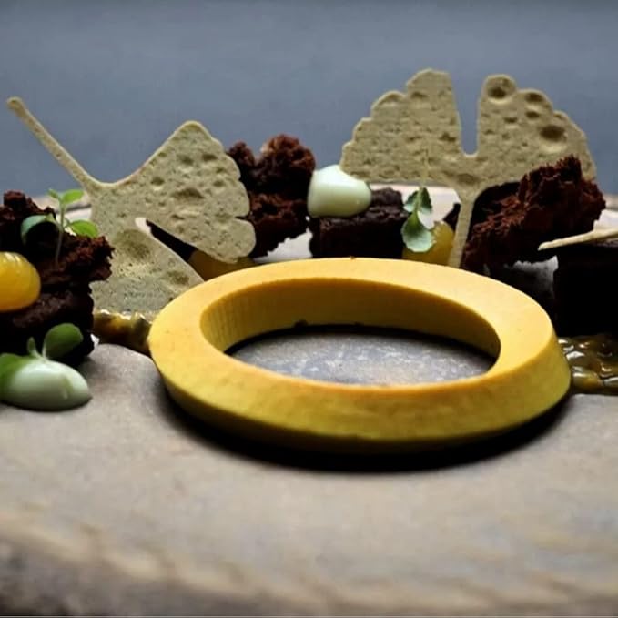 3D Hollow Leaf Fondant Lace Mold Multi Leaves Flower Candy Mold Chocolate Sugar Craft Cake Decoration Cupcake Top (B Ginkgo Leaf_10.96 * 3 * 0.12inch)