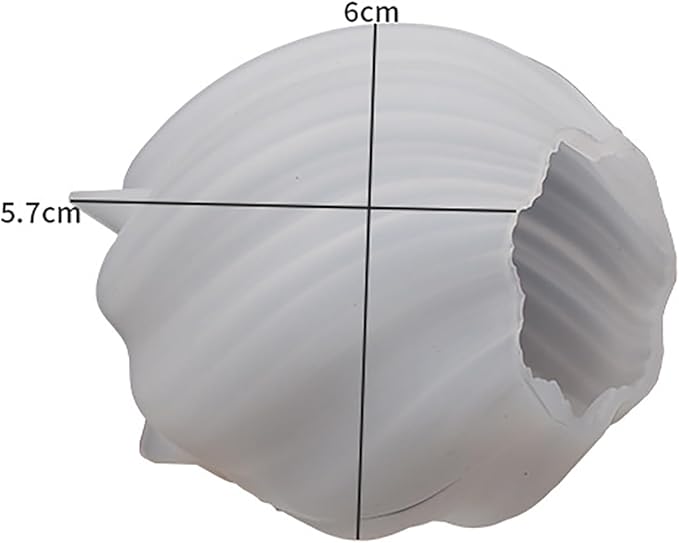 Spiral Wave Silicone Molds - Set of 3 - Resin, Cake, Soap & Clay Molds - Candle Making & Craft Supplies