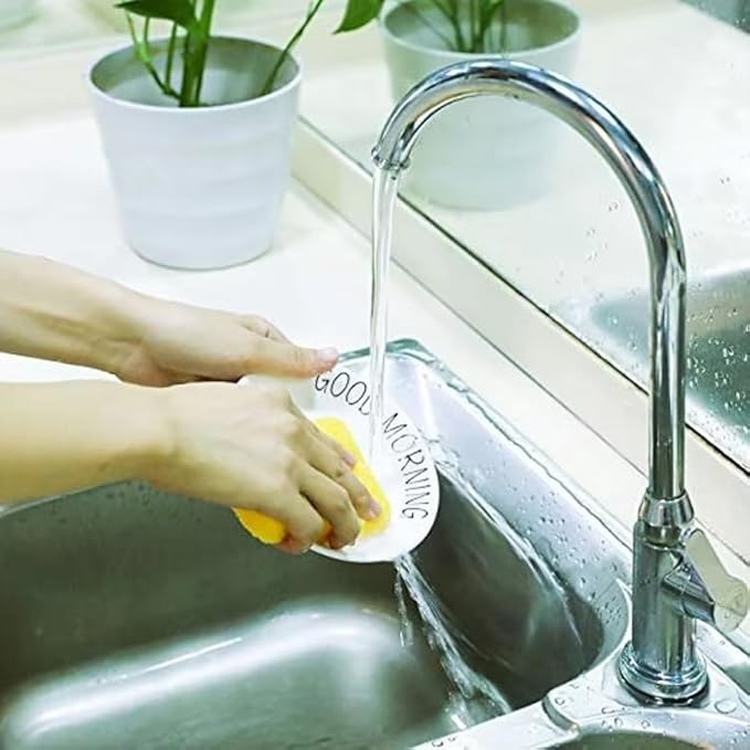 8 Pack Kitchen Sponges, Cellulose Dish Sponge, Household Cleaning Non-Scratch Scrub Sponge, Assorted Colors