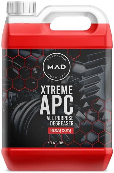 MAD XTREME All Purpose Cleaner Heavy Duty Degreaser for Cars, Trucks, SUVs, Jeeps, Motorcycles, RVs & More, 1 Gallon