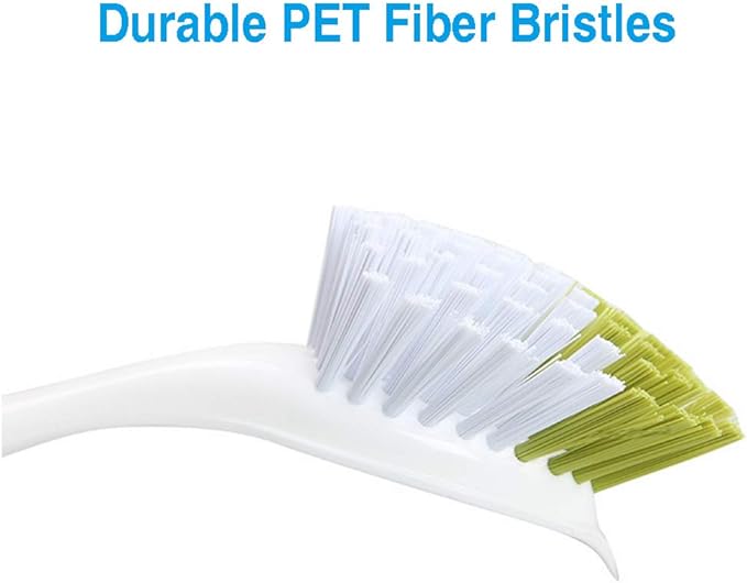 Dish Brush, Dish Scrubber & Kitchen Scrub Brush for Dishes, Pots, Pans, Sink, Cast Iron, Yellow-Green 3 Pack