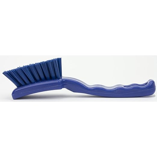 SPARTA 41395EC14 Plastic Scrub Brush, Detail Brush, Kitchen Brush With Hanging Hole For Cleaning, 7 Inches, Blue, (Pack of 6)