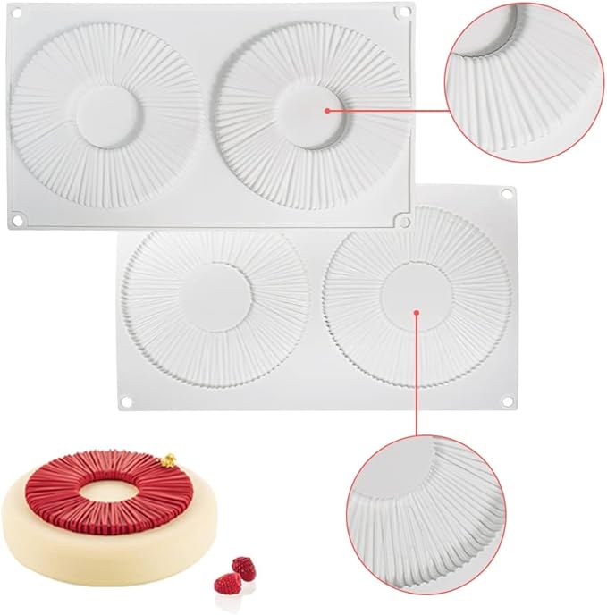 mostsom Silicone Donut Molds Non-Stick Donut Pan Food Grade Silicone Pans for Doughnut Baking (Doughnut I)